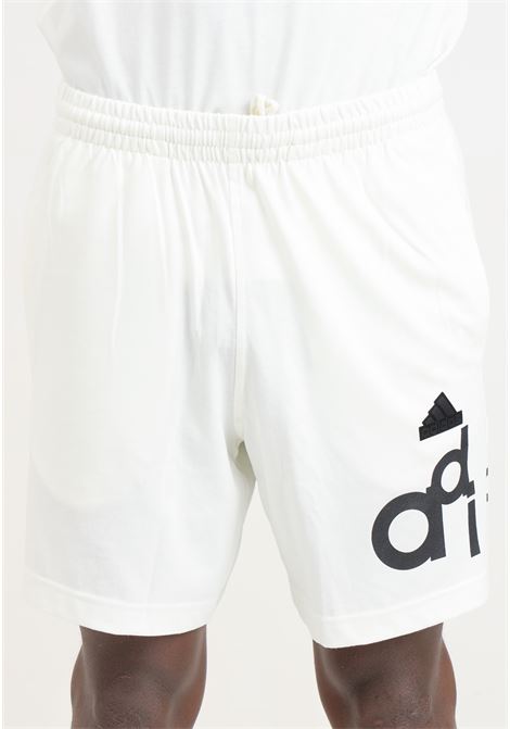 White graphic print men's shorts ADIDAS PERFORMANCE | IS2000.